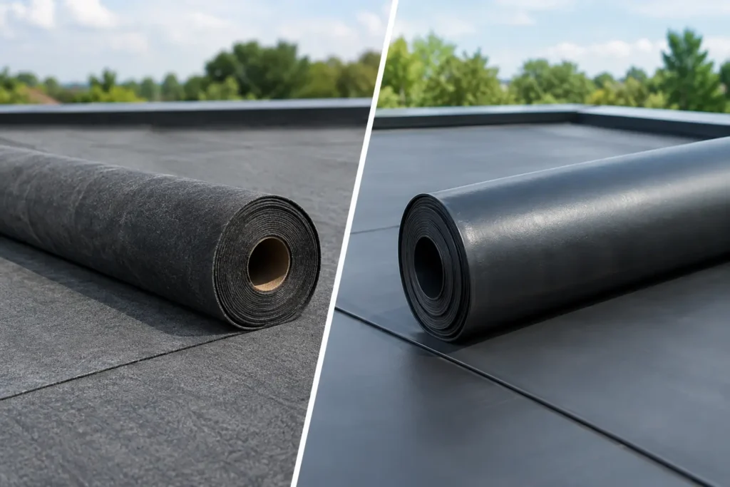 Felt Versus Rubber: Which Flat Roof Suits You?